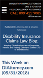 Mobile Screenshot of disabilitylawblog.com